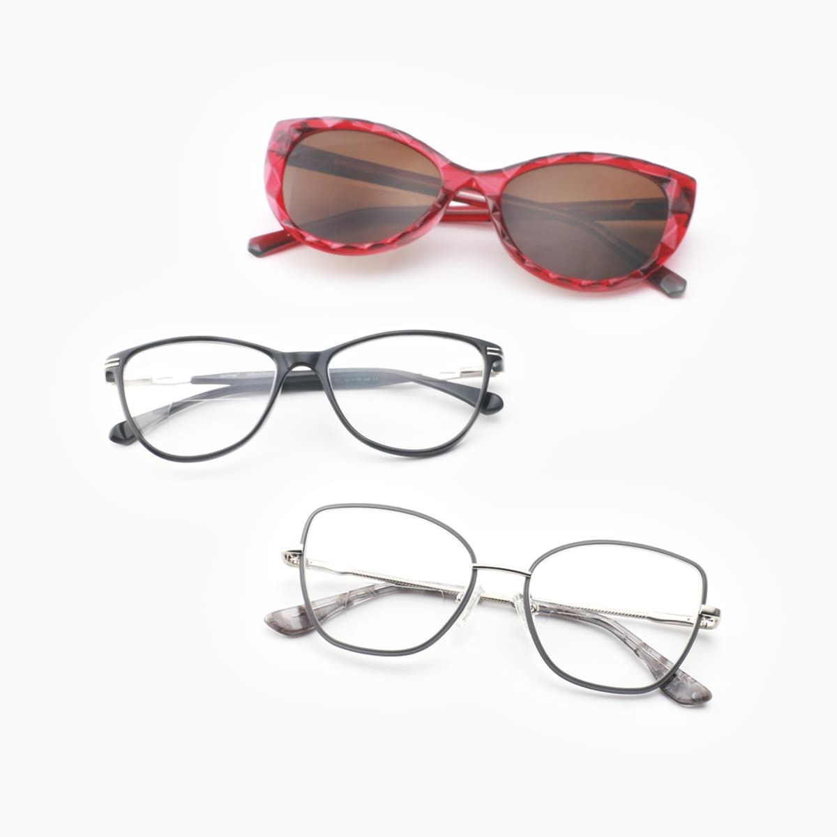 3-Pack Bifocals and Sunglasses Set